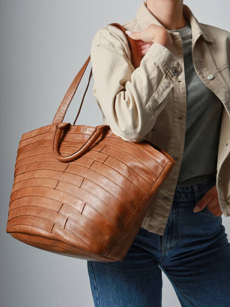 Shoulder Bag Heritage Leather Biba Brown heritage LEB1L other view 1