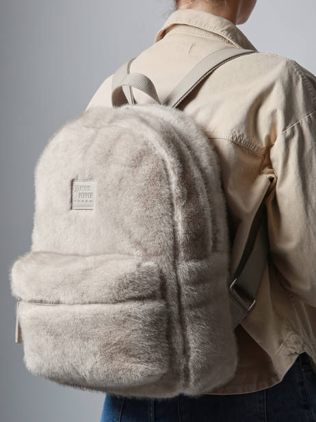 1 Compartment Backpack Basilic pepper Beige alaska BALS01 other view 1