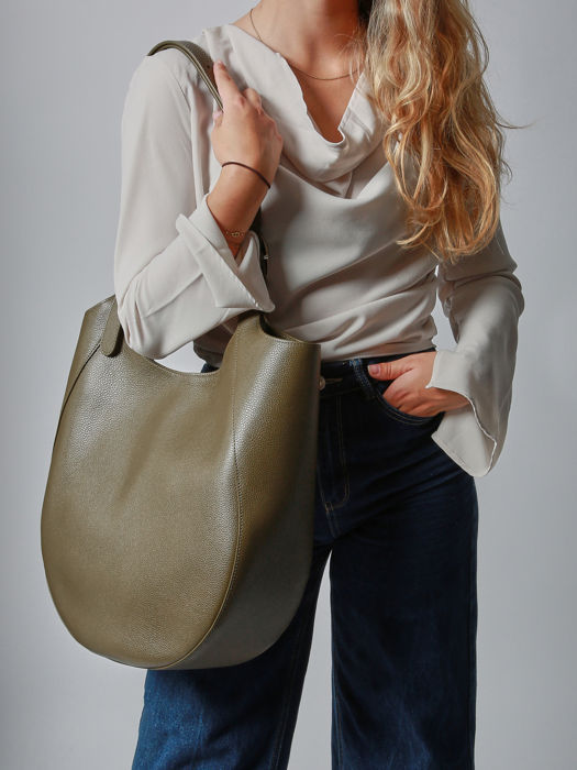 Longchamp Le foulonné Hobo bag Green