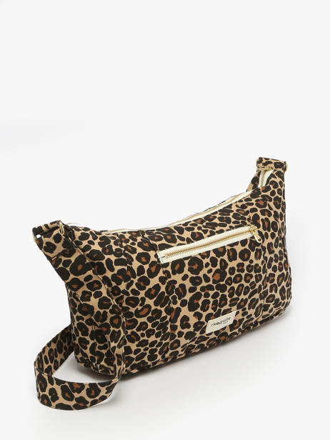 Recycled Cotton Mini Charlot Crossbody Bag Rivedroite Brown forever wild MCHARFOR other view 3