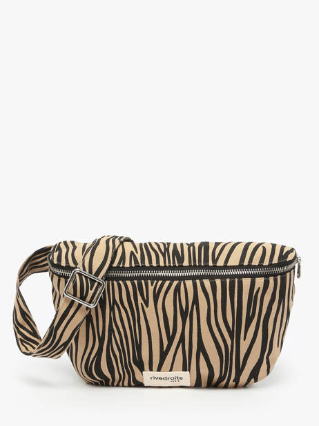 Recycled Coton Custine Belt Bag Rivedroite Blue wild tribe CUSTIWIL