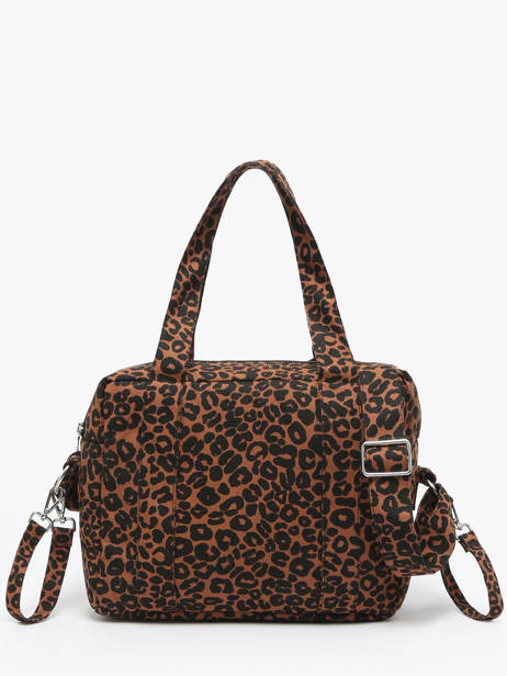 Recycled Cotton Mini Darcy Satchel Rivedroite Blue wild tribe MDARCWIL other view 4