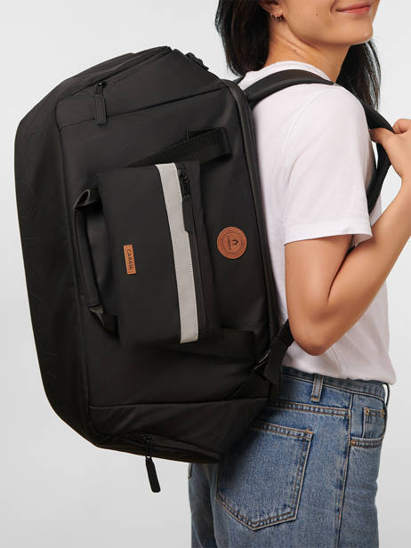 Cabin Duffle Bag Backpack Travel Cabaia Black travel EXP other view 1