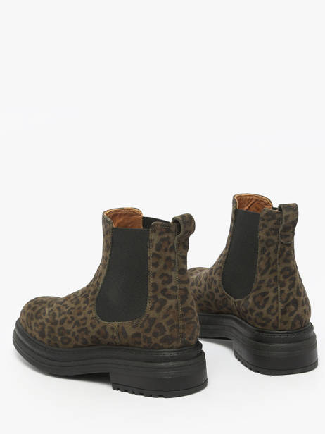 Boat Shoes In Leather Aliwell Green women A0631 other view 3