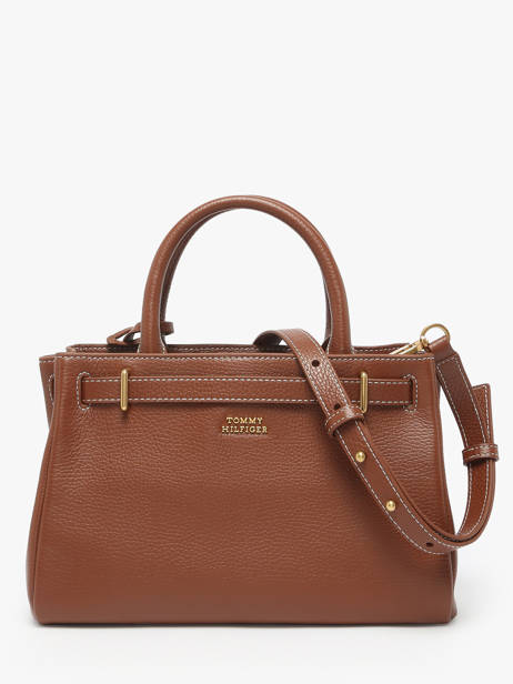 Satchel American Icon Leather Tommy hilfiger Brown american icon AW17926 other view 4