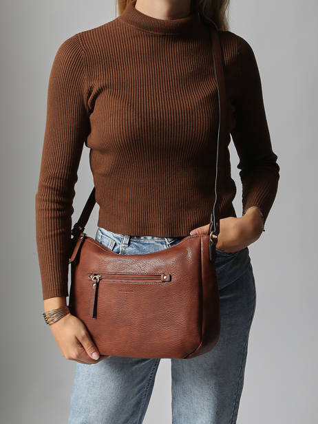 Sac Bandoulière Toscane Hexagona Marron toscane 579838 vue secondaire 1