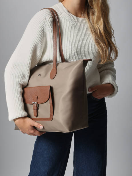 Shoulder Bag Kiana Nylon Hexagona Beige kiana 1720181 other view 1