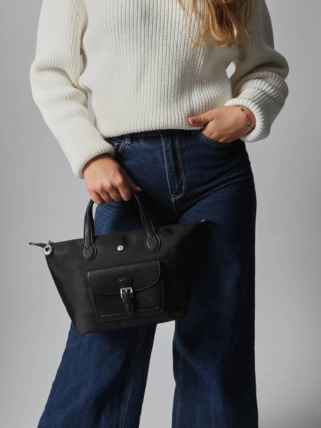 Shoulder Bag Kiana Nylon Hexagona Black kiana 1720185 other view 1