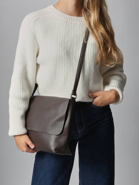 Shoulder Bag Soft Mandoline Brown soft MD5231 other view 1