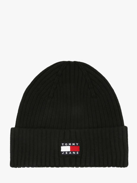 Beanie Tommy hilfiger Black tjm heritage AM13669