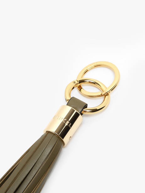 Leather Premier Flirt Key Chain Lancel Green charms A12922 other view 1
