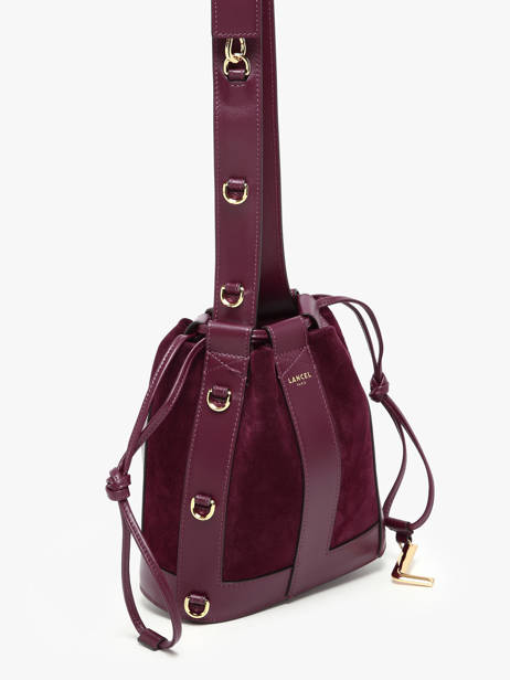 Sac Seau S Elles Cuir Lancel Violet elles A13359 vue secondaire 2