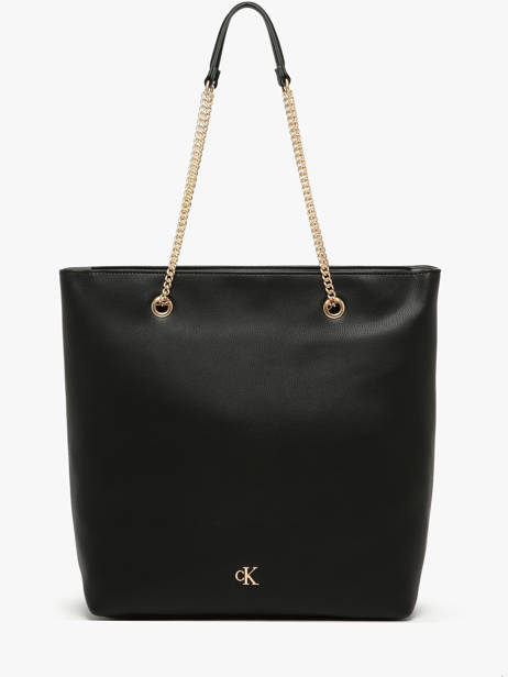 Shoulder Bag Minimal Mono Recycled Polyester Calvin klein jeans Black minimal mono 4F3204G