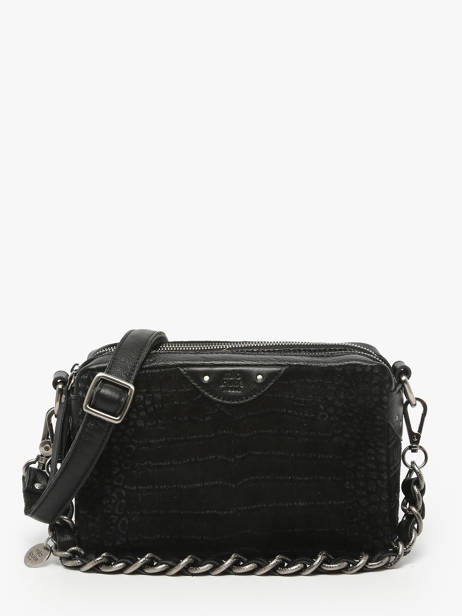 Crossbody Bag Vintage Leather Mila louise Black vintage 23673KRC