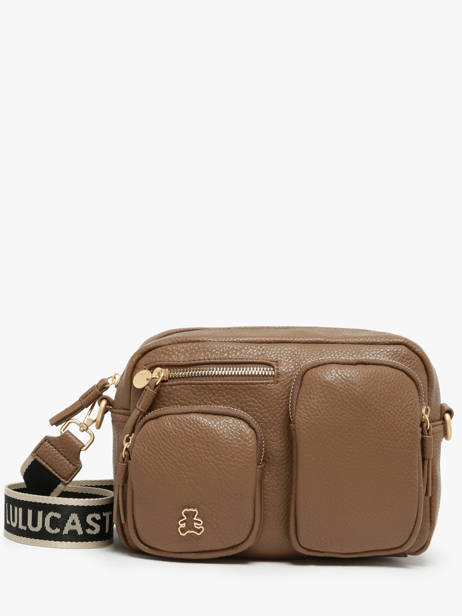 Shoulder Bag Pocket Lulu castagnette Brown pocket ZAHRA