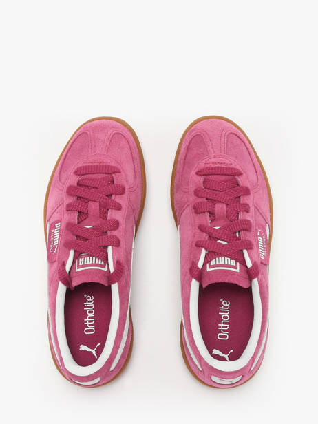 Sneakers In Leather Puma Pink women 39646372 other view 4