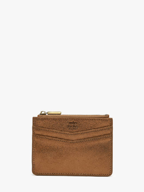 Card Holder Vintage Leather Mila louise Brown vintage 3570X