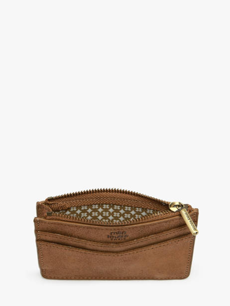 Card Holder Vintage Leather Mila louise Brown vintage 3570X other view 1