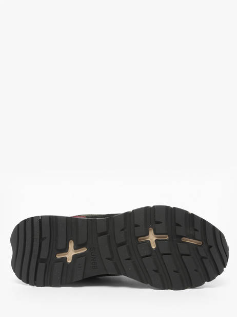 Sneakers En Cuir Sun68 Vert men Z4513074 vue secondaire 4