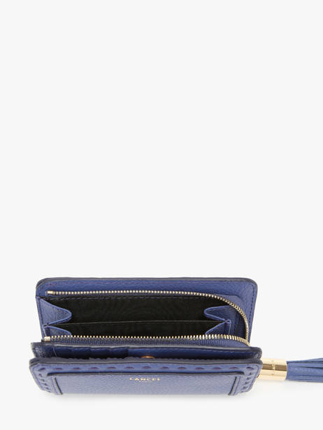 Compact Leather Premier Flirt Wallet Lancel Blue premier flirt A11136 other view 2