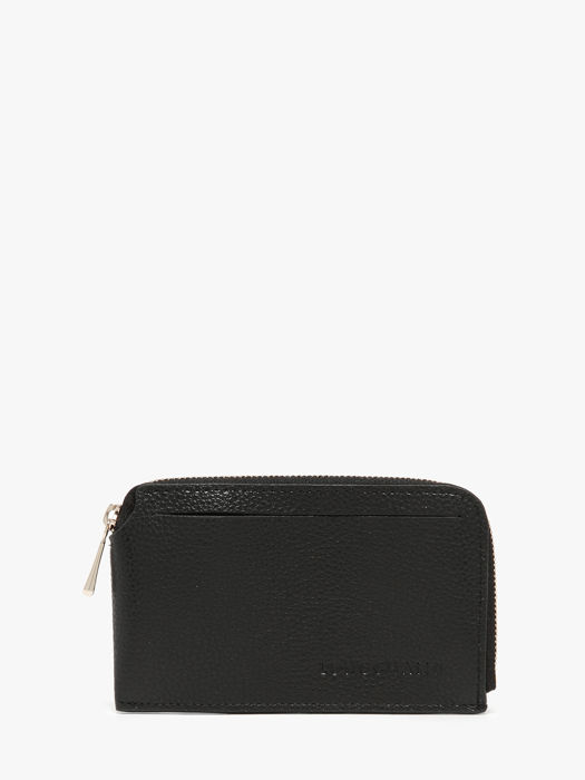 Longchamp Le foulonné Bill case / card case Black