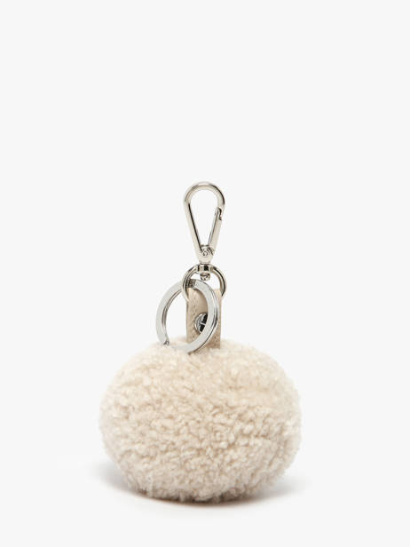 Shearling Pompom Keychain Nathan baume Beige nathan 200N