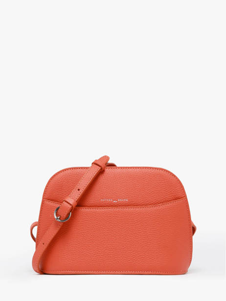Leather Lilou Crossbody Bag Nathan baume Orange egee 2 other view 4