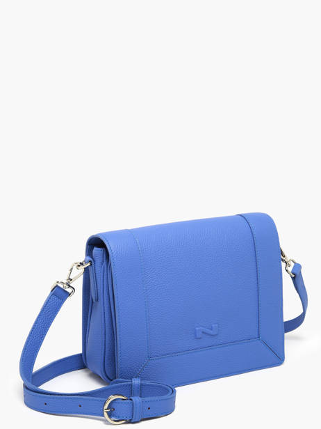 Leather Rotterdam Crossbody Bag Nathan baume Blue mondrian 3 other view 2