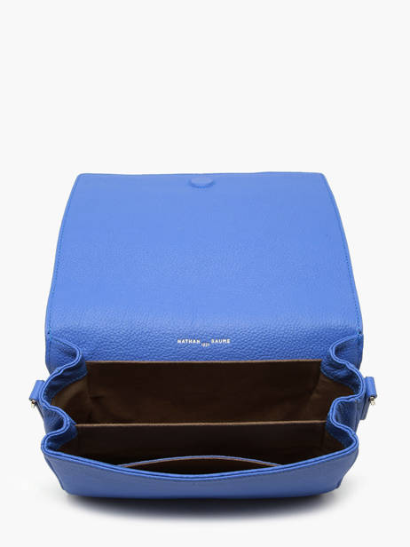 Leather Rotterdam Crossbody Bag Nathan baume Blue mondrian 3 other view 3