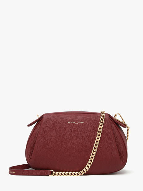 Crossbody Bag Nymphea Leather Nathan baume Red nymphea 2 other view 4