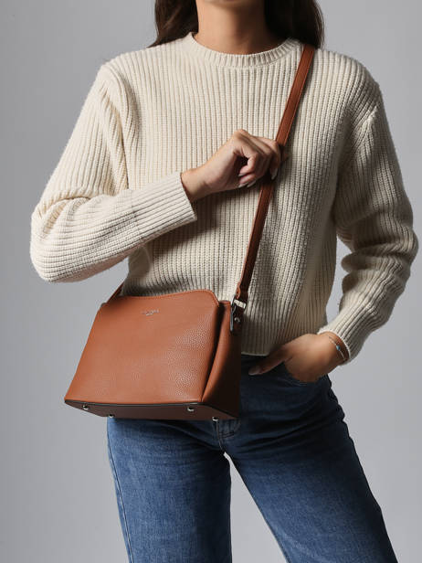 Sac Bandoulière Grained Miniprix Marron grained F2516 vue secondaire 1