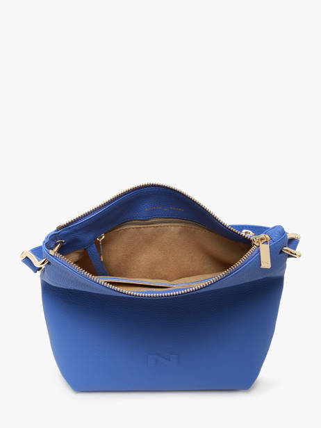 Sac Bandoulière Tiki Mini Cuir Nathan baume Bleu victoria N1910586 vue secondaire 3