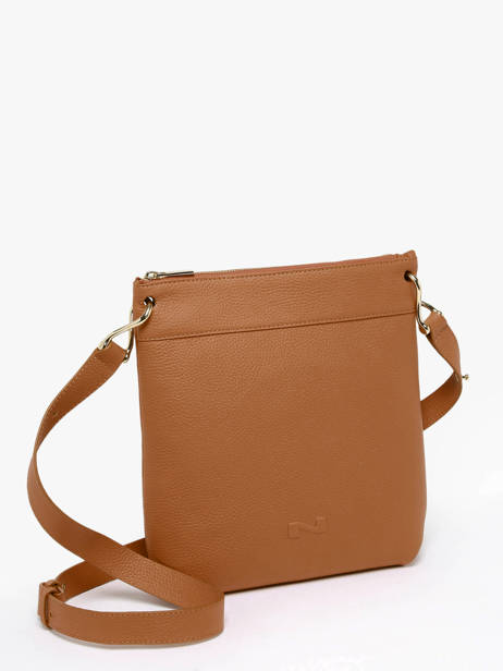 Crossbody Bag Tiki Mini Leather Nathan baume Brown victoria N1910586 other view 2