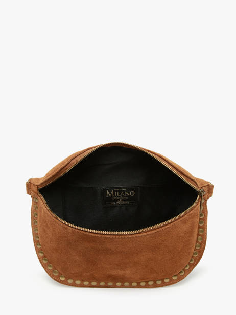 Belt Bag Milano Brown velvet VE24112 other view 3