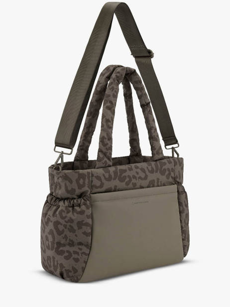 Cabas Leo Kapten and son Marron leo L vue secondaire 2