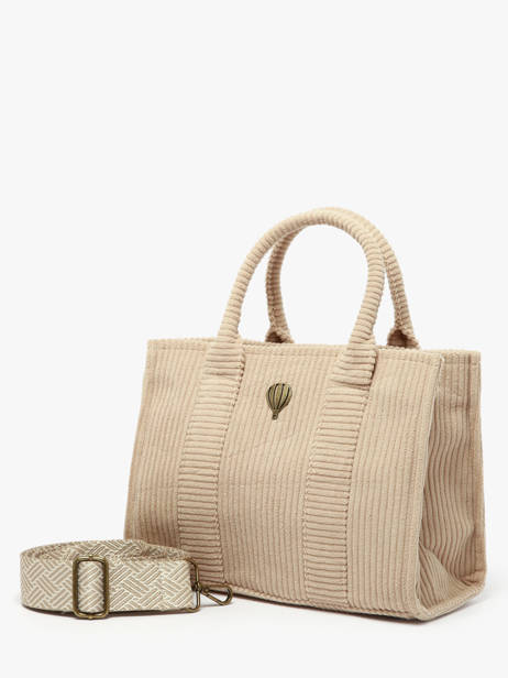 Shoulder Bag Velours Le voyage en panier Brown velours AHP242 other view 2