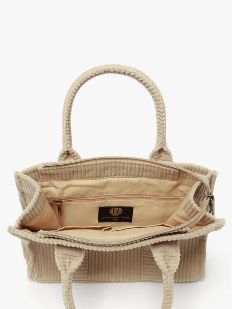 Shoulder Bag Velours Le voyage en panier Brown velours AHP242 other view 3