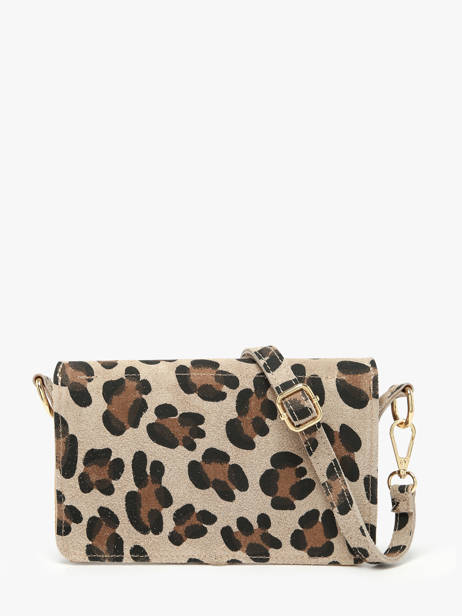 Crossbody Bag Velvet Leopardo Milano Beige velvet leopardo VL260612 other view 4