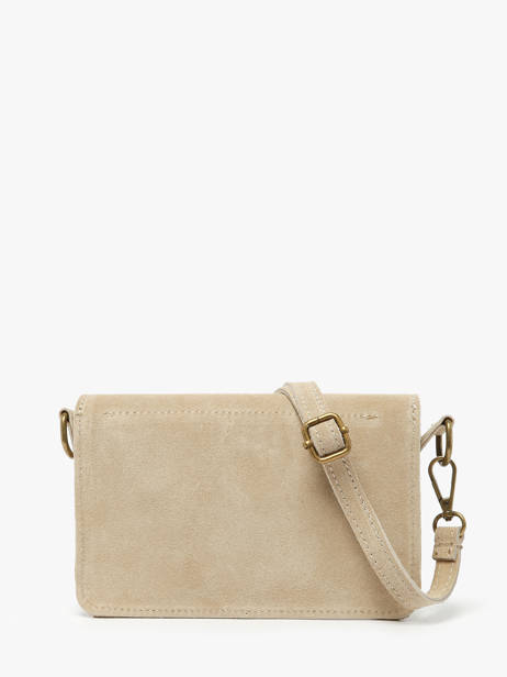Sac Bandoulière Velvet Cuir Milano Beige velvet VE260612 vue secondaire 4