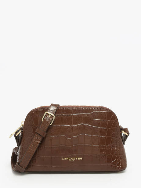 Sac Bandoulière Exo Cuir Lancaster Marron exo 113