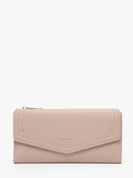 Wallet David jones Pink saffiano P164