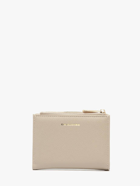 Wallet Saffiano David jones Beige saffiano P163 other view 2