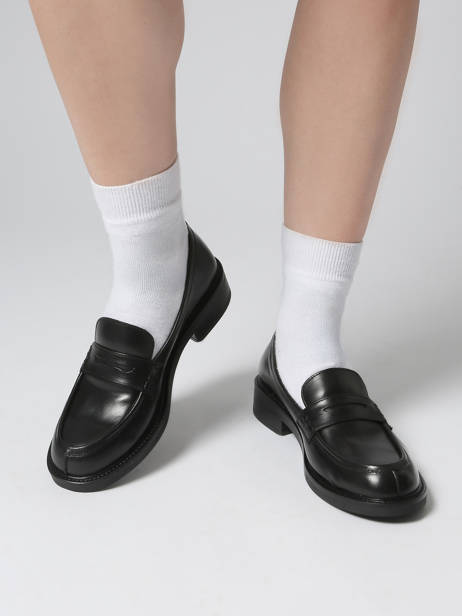 Slippers In Leather Aliwell Black women A3226 other view 1