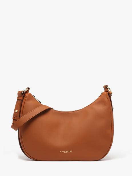 Shoulder Bag Donna Aria Leather Lancaster Brown donna aria 77