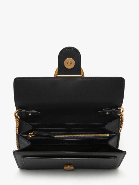 Crossbody Bag Love Bag Icon Leather Pinko Black love bag icon A0F1 other view 3