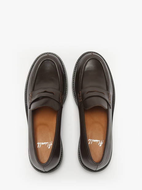 Slippers In Leather Aliwell Brown women A3227 other view 3