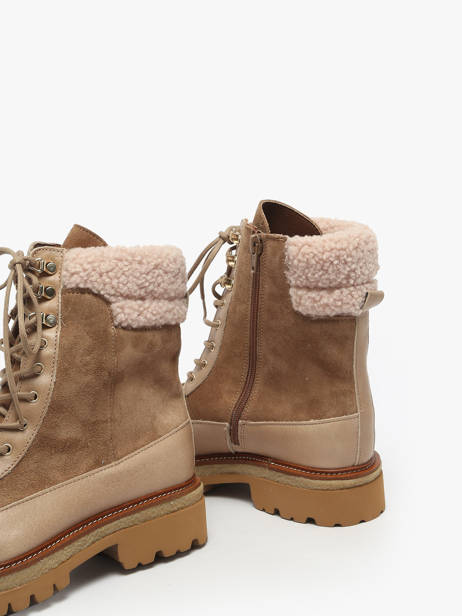 Boots In Leather Alpe Brown women 54967109 other view 2