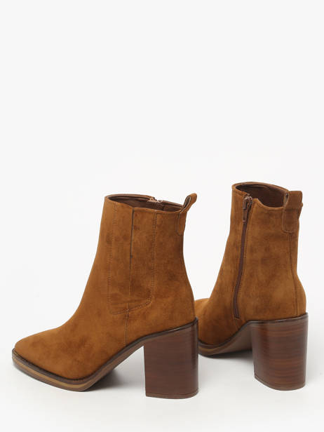 Heeled Boots In Leather Alpe Brown women 54511101 other view 2