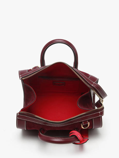 Suede Leather Mini Bcbg Bowling Bag Lancel Violet bcbg A13692 other view 3