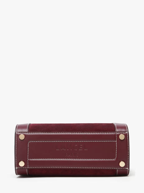 Suede Leather Mini Bcbg Bowling Bag Lancel Violet bcbg A13692 other view 5